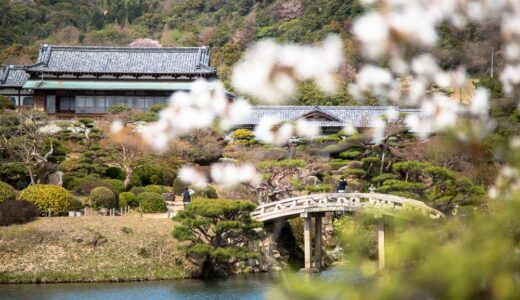 春の毛利庭園